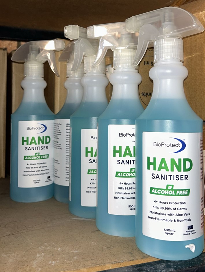 5x BioProtect Hand Sanitiser Spray Bottles