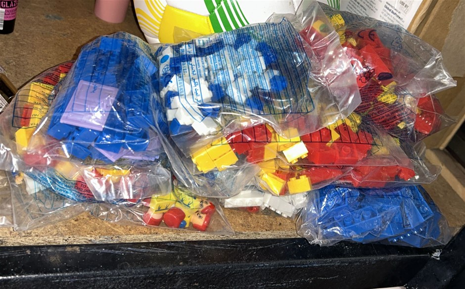 Bags of Kids Building Blocks