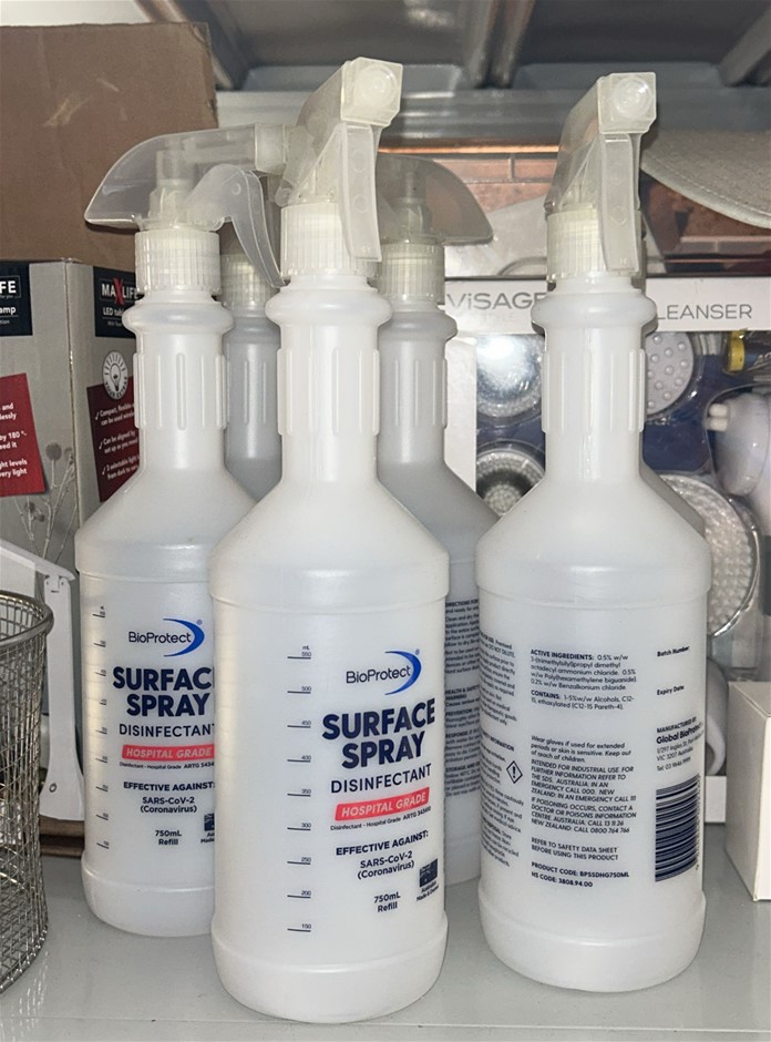 6x Empty 750mL Spray Bottles