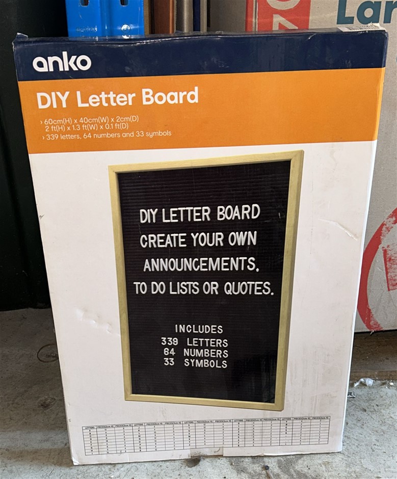 ANKO DIY Letter Board