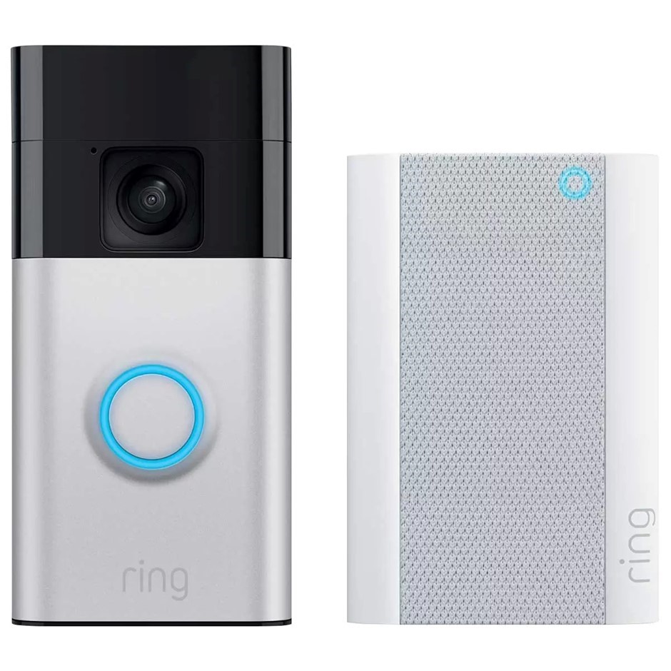 RING Battery Video Doorbell With Chime Pro.