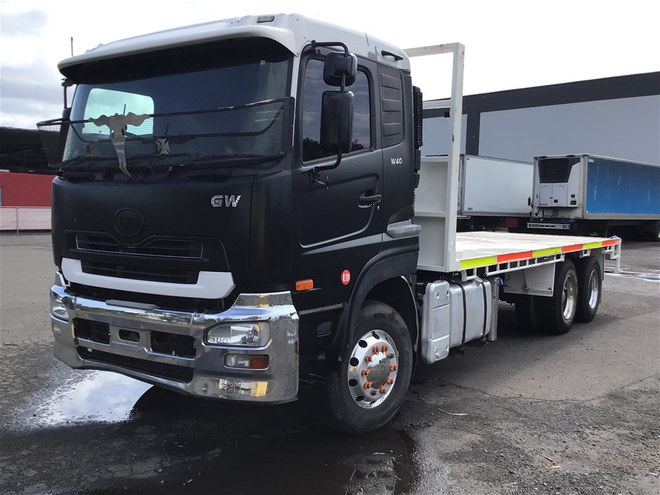 2008 Nissan Diesel GWB4D 6 x 4 Tray Body Truck