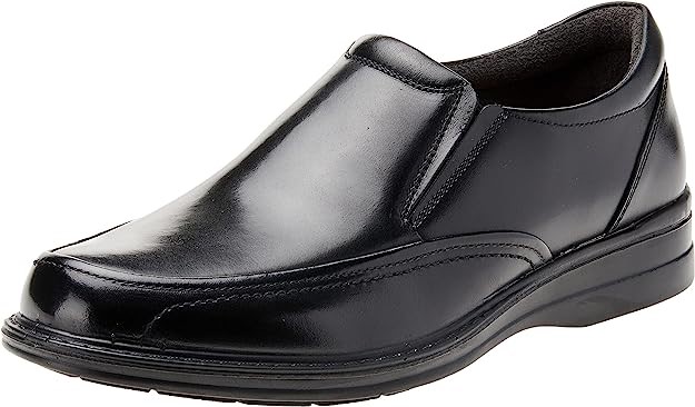 HUSH PUPPIES Men's Transit Dress Shoes, Size 8.5, Black Buyers Note - Disc