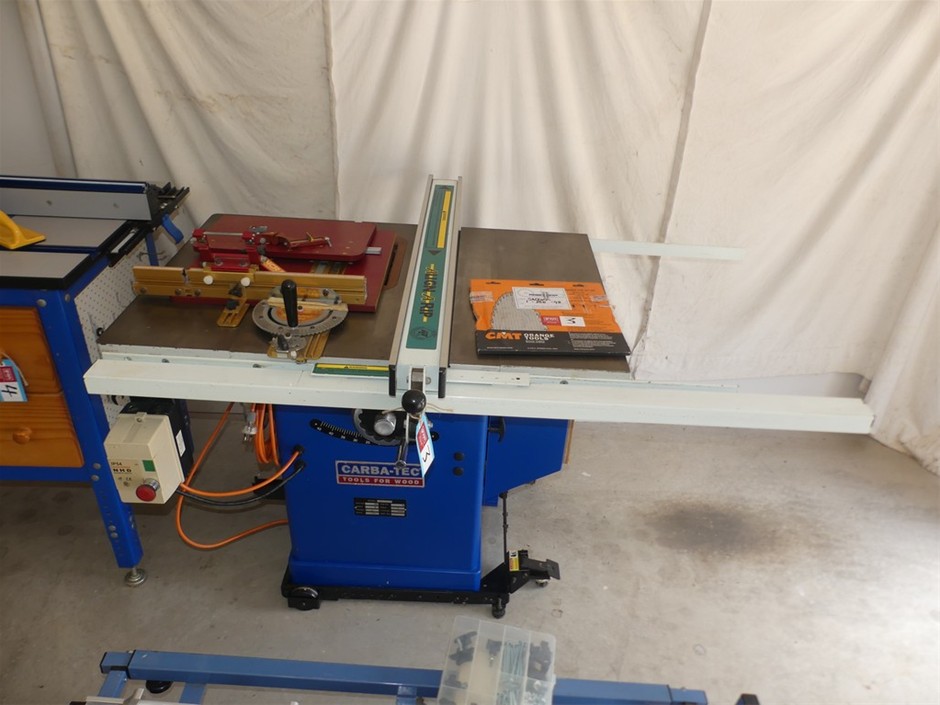 2009 CARBA-TEC TSC-10HBR Table Saw (Mobile)