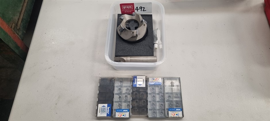 Milling Cutters 63mm and 25mm with inserts