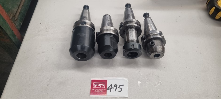 BT40 Collet chuck ER32 and sidelock holders