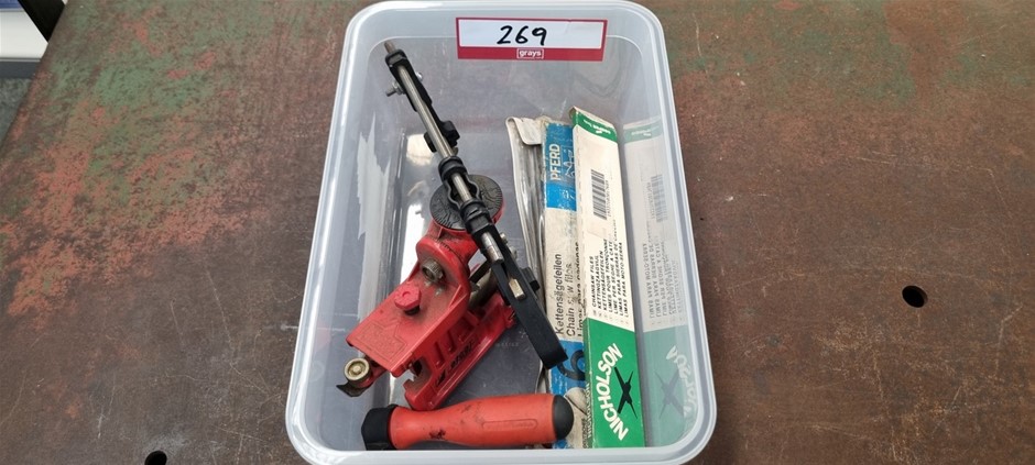 Chainsaw Sharpening Attachment and Files