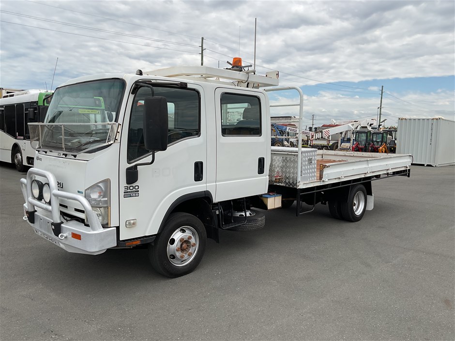 2011 Isuzu NH NPR 300 4 x 2 Tray Body Truck 