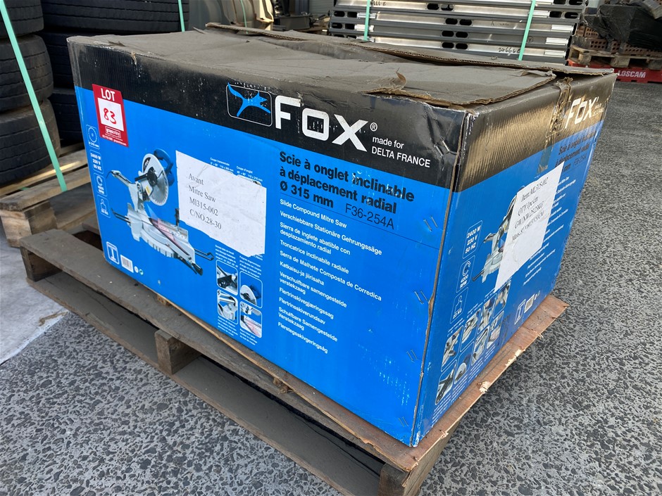 Fox Compound Sliding Mitre Saw - 315mm