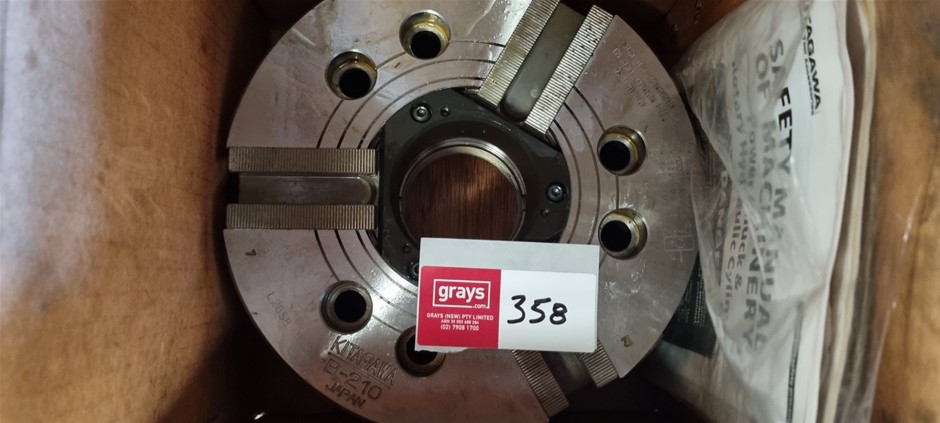 Kitagawa B210 Power 3 Jaw Chuck with Accessories