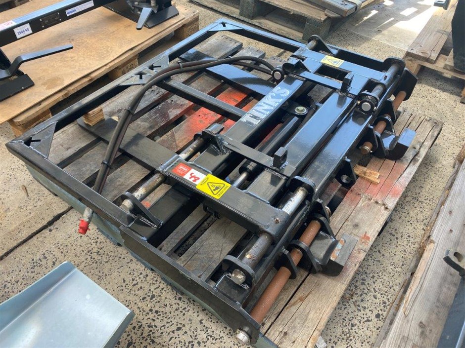 Unused Tinks Mini Loader Hydraulic Fork Tyne Attachment