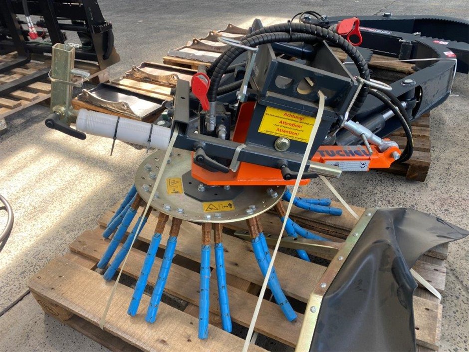 Unused Tuchel Hydraulic Weed Brush Attachment