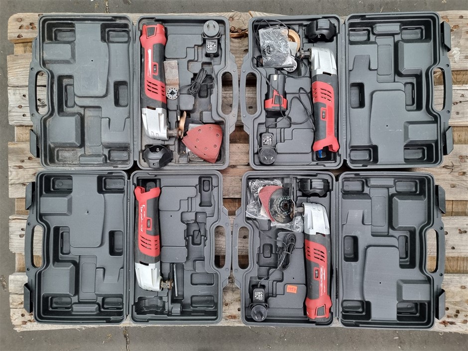 10.8V Lithium Ion Cordless Multifunction Tool x 4 units