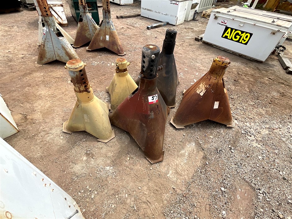 Adjustable Machinery Stands x 5