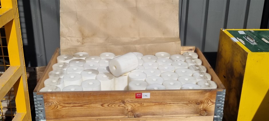 2 Pallets Of White Acetal Billets