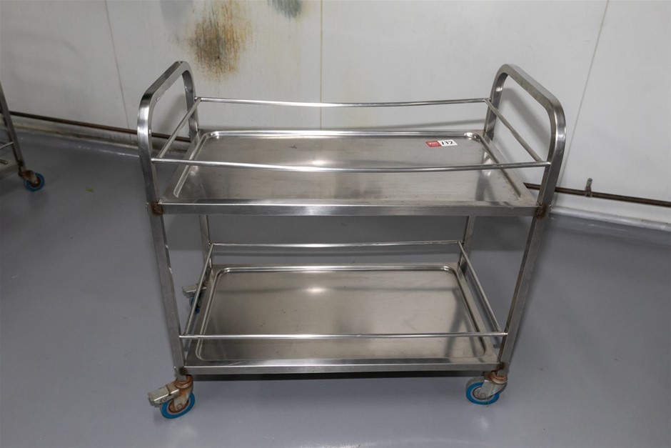 2 Tier Serving Trolley