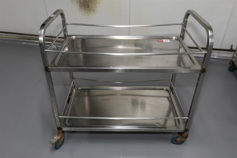 2 Tier Serving Trolley