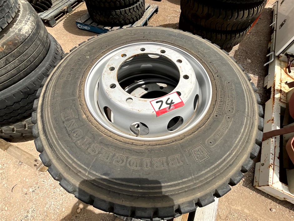 Truck Rims and Tyres x 3