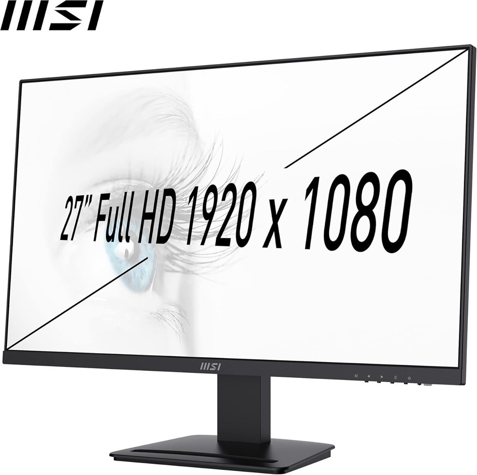MSI PRO MP273A 27" Eye Care Ergonomic Business Computer Monitor, FHD 1920x1