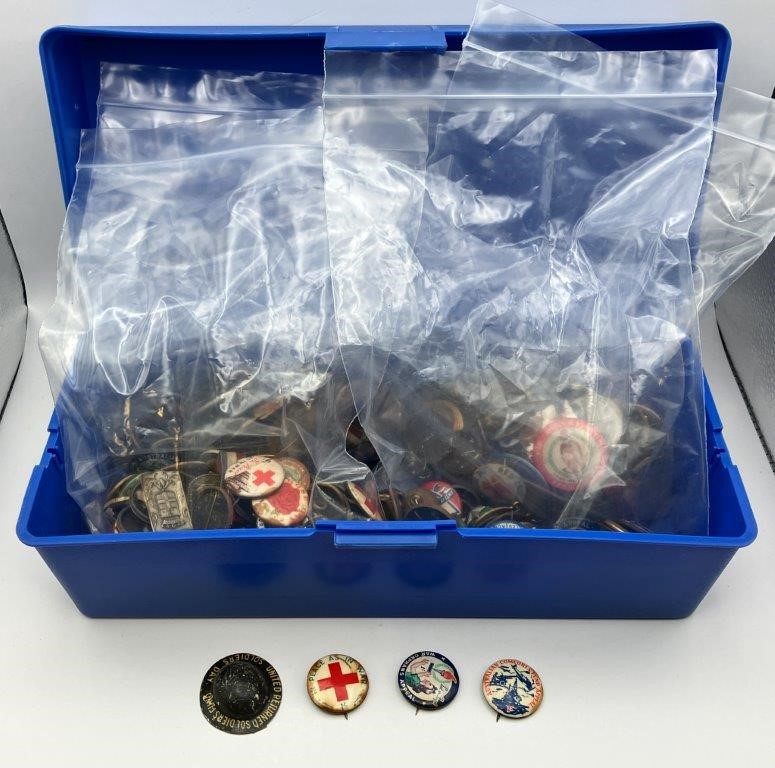 Approx. 340 x Asstd Tinnies, Commemorative Medals & Pins