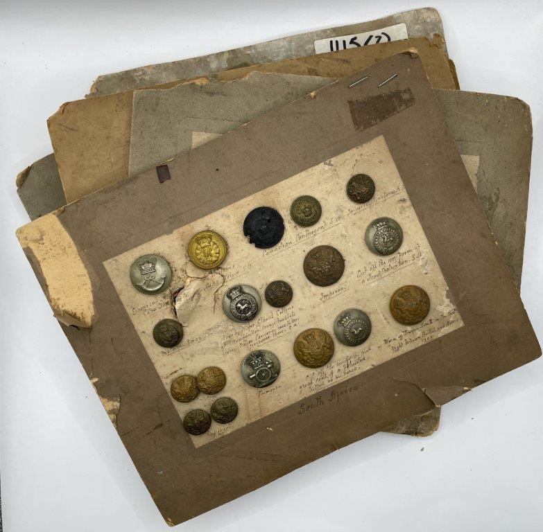 Approx. 96 x Asstd World Military Buttons, Mostly 1900s