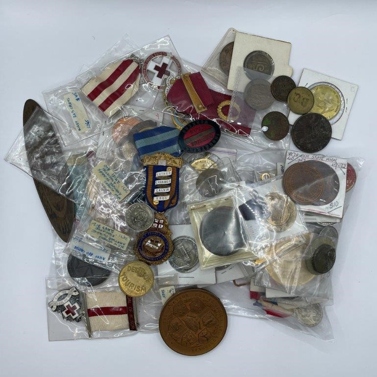 Approx. 66 x Asstd AU Commemorative Regional Medallions & Tokens