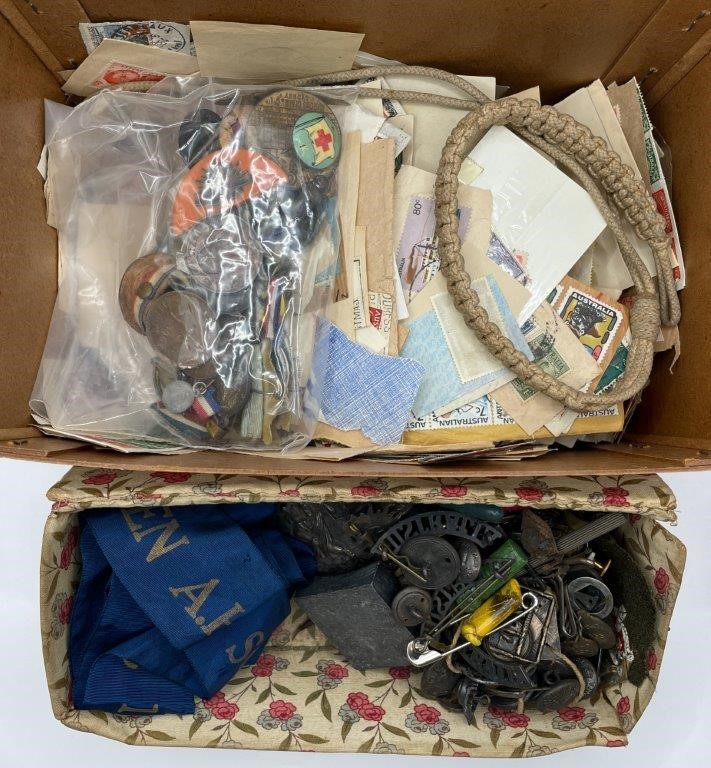 Approx. 150 x Asstd Used Stamps And Other Commemorative Items