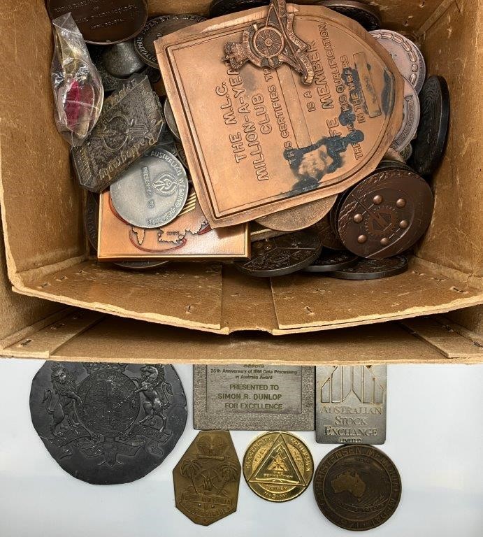 Approx. 86 x Asstd AU Commemorative Medals/Plaques