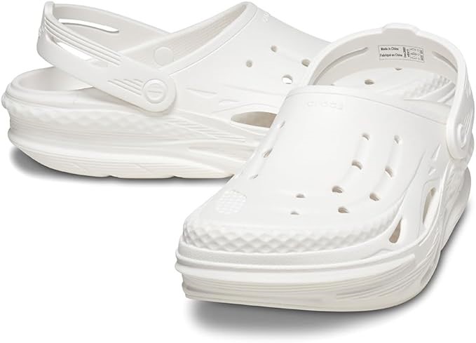 Crocs Unisex Adult Off Grid Clog, White, US M5W7