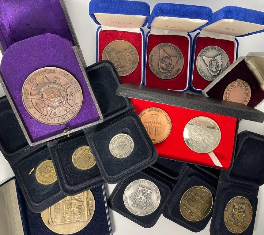Approx. 13 x Asstd AU, Mainly Tasmanian, Commemorative Medals