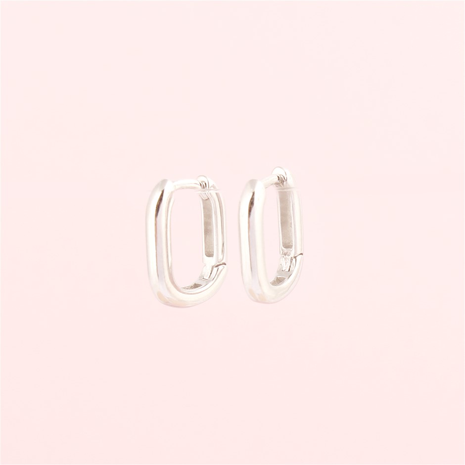 Dainty Huggie Hoop 925 Sterling Silver Earrings