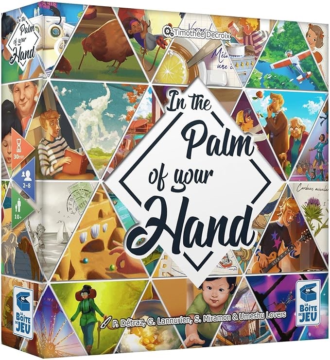 Across The Board La Boite De Jeu in The Palm of Your Hand Party Game