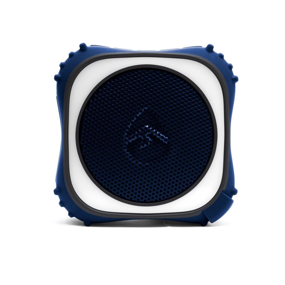 ECOXGEAR EcoEdge Pro Waterproof Speaker, Navy Blue. NB: Damaged Packaging.
