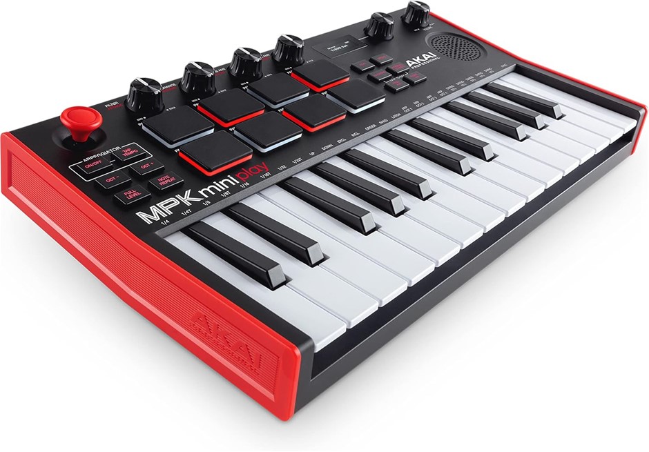 AKAI Professional MPK Mini Play MK3 - MIDI Keyboard Controller with built-i