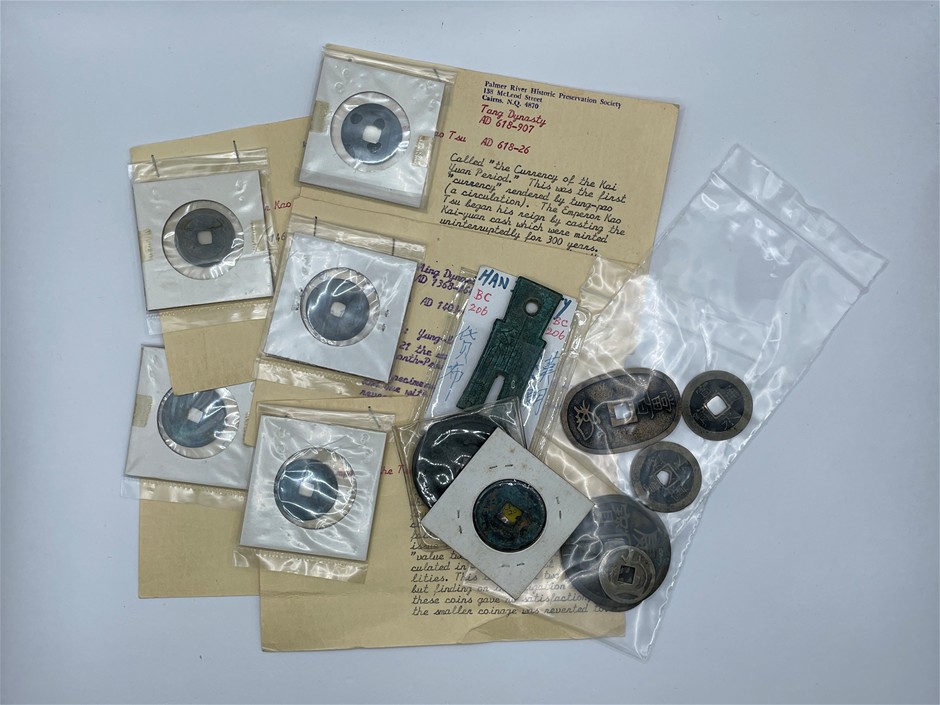 15 x Asstd Ancient Chinese & Japanese Coins