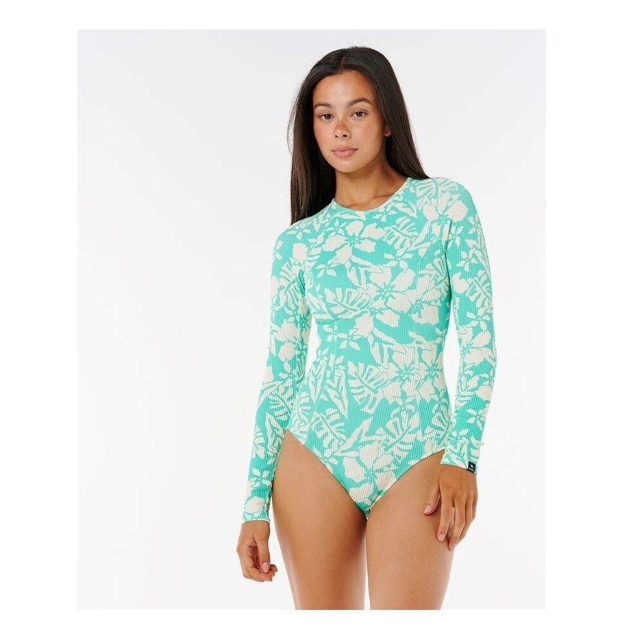 RIP CURL Women's Sun to Sea Fashion One Piece Surf Suit, Size S, Aqua. RRP: