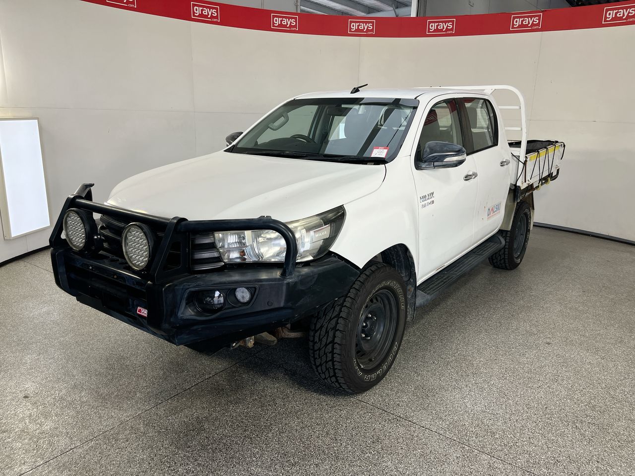 2017 Toyota Hilux 4x4 SR GUN126R Turbo Diesel Automatic Crew Cab Chassis