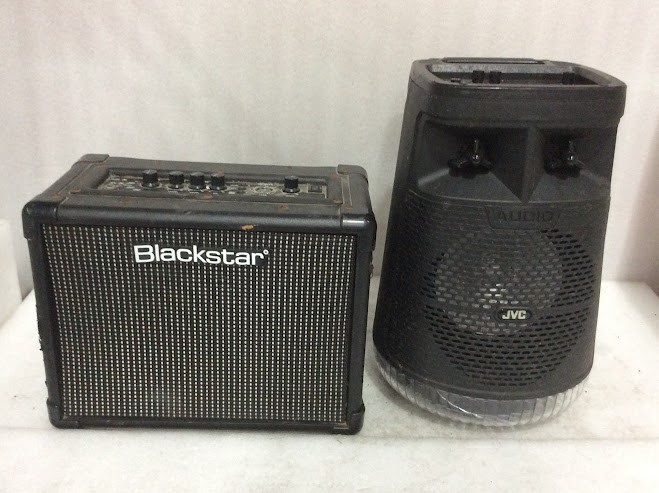 JVC XS-N3111PBA Bluetooth Speaker&Blackstar Guitar Amplifier (Lot of 2)