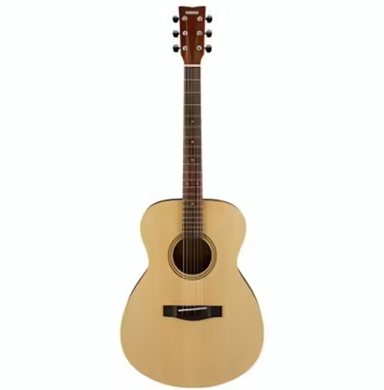 YAMAHA FS400 Acoustic Guitar - Natural Satin. NB: Dent On Back Of Guitar