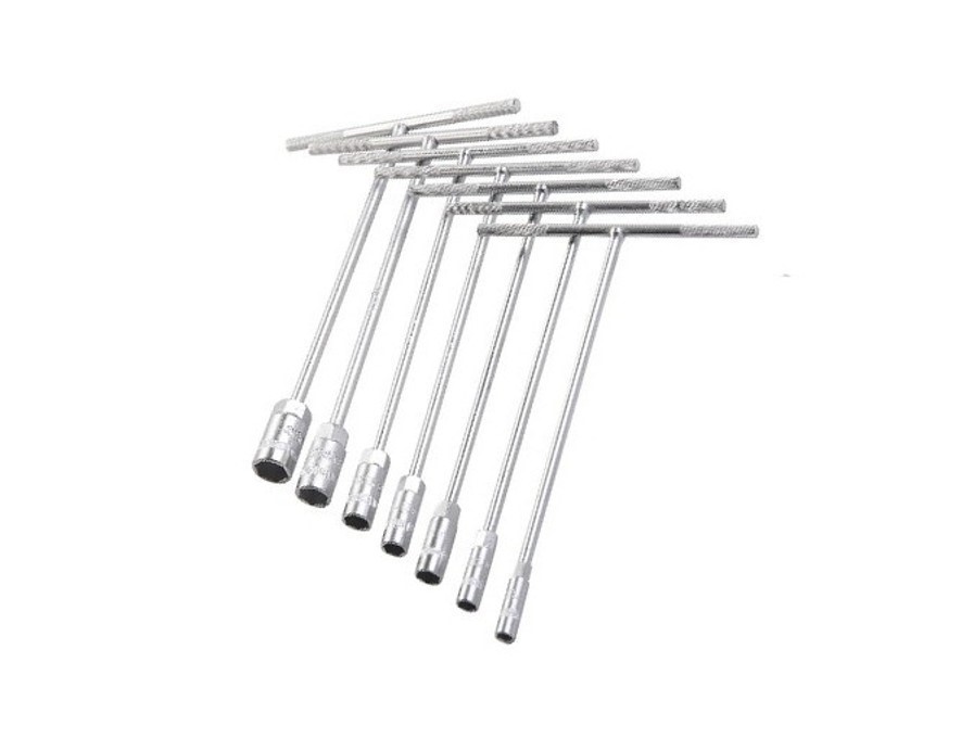 SENSH 7pc T-Handle 6pt Socket Wrenches, Sizes: 13mm - 19mm.
