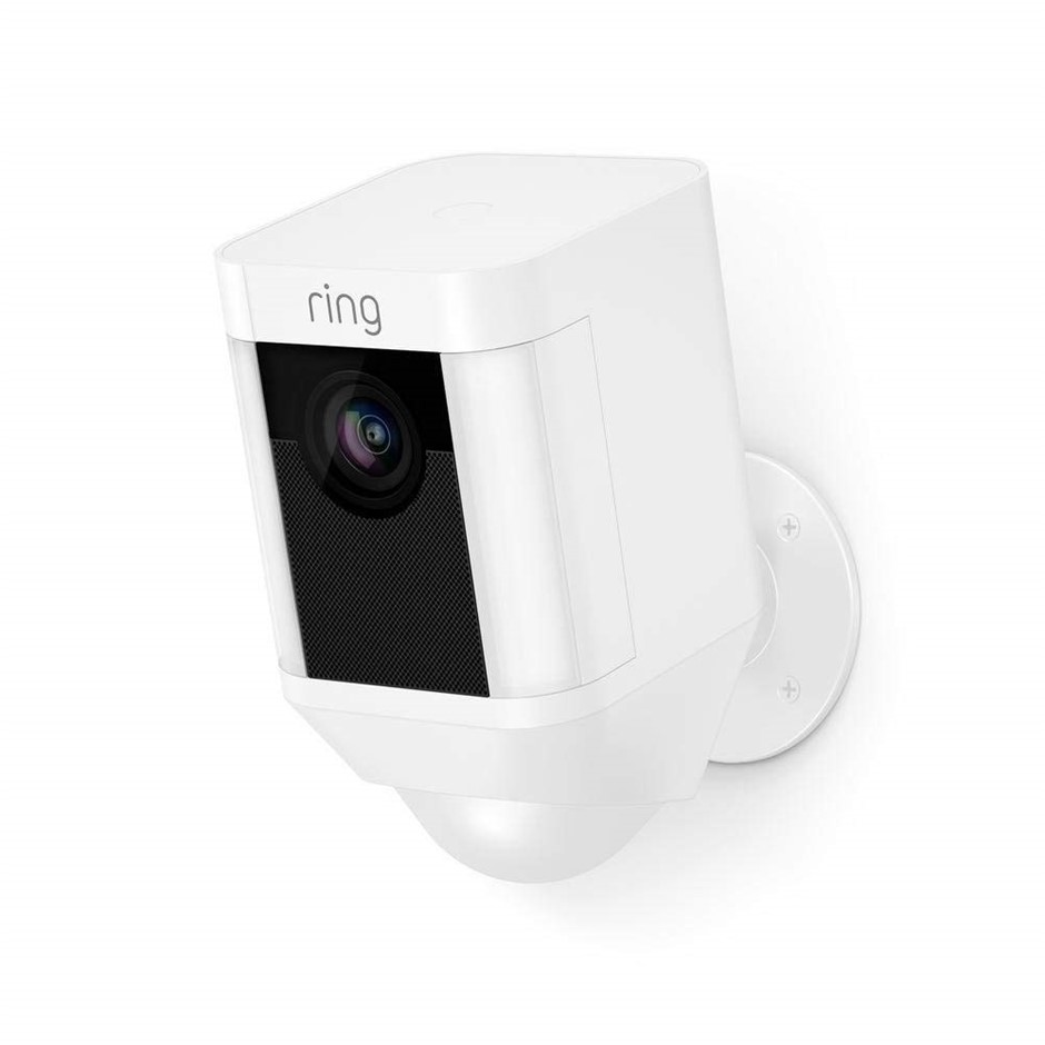RING Spotlight Cam Battery HD Security Camera with Built Two -Way Talk and