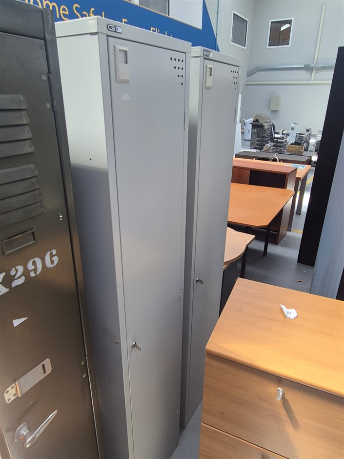 Grey Steel Storage Cabinets