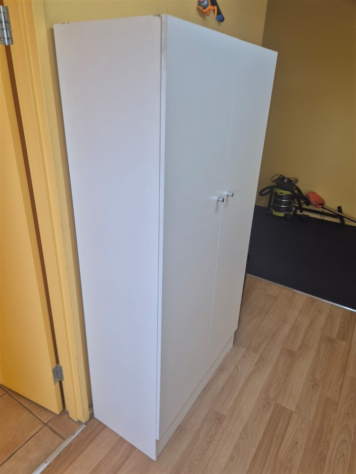 White Laminate Storage Cupboard