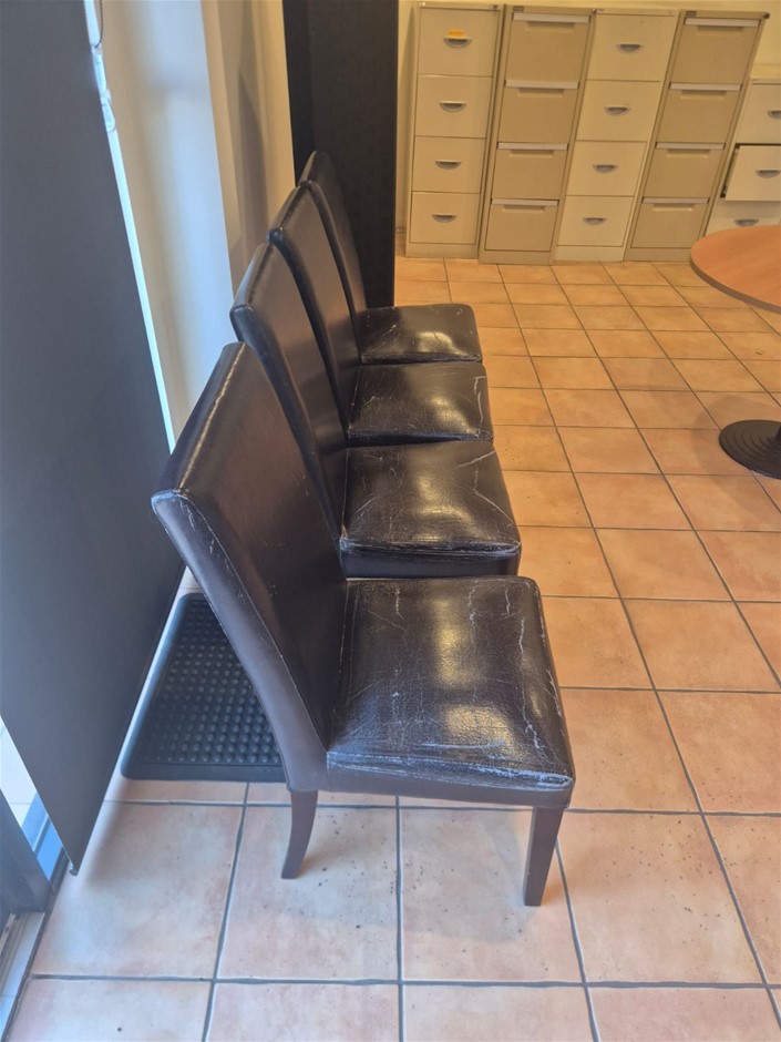Faux Leather Dining Chairs