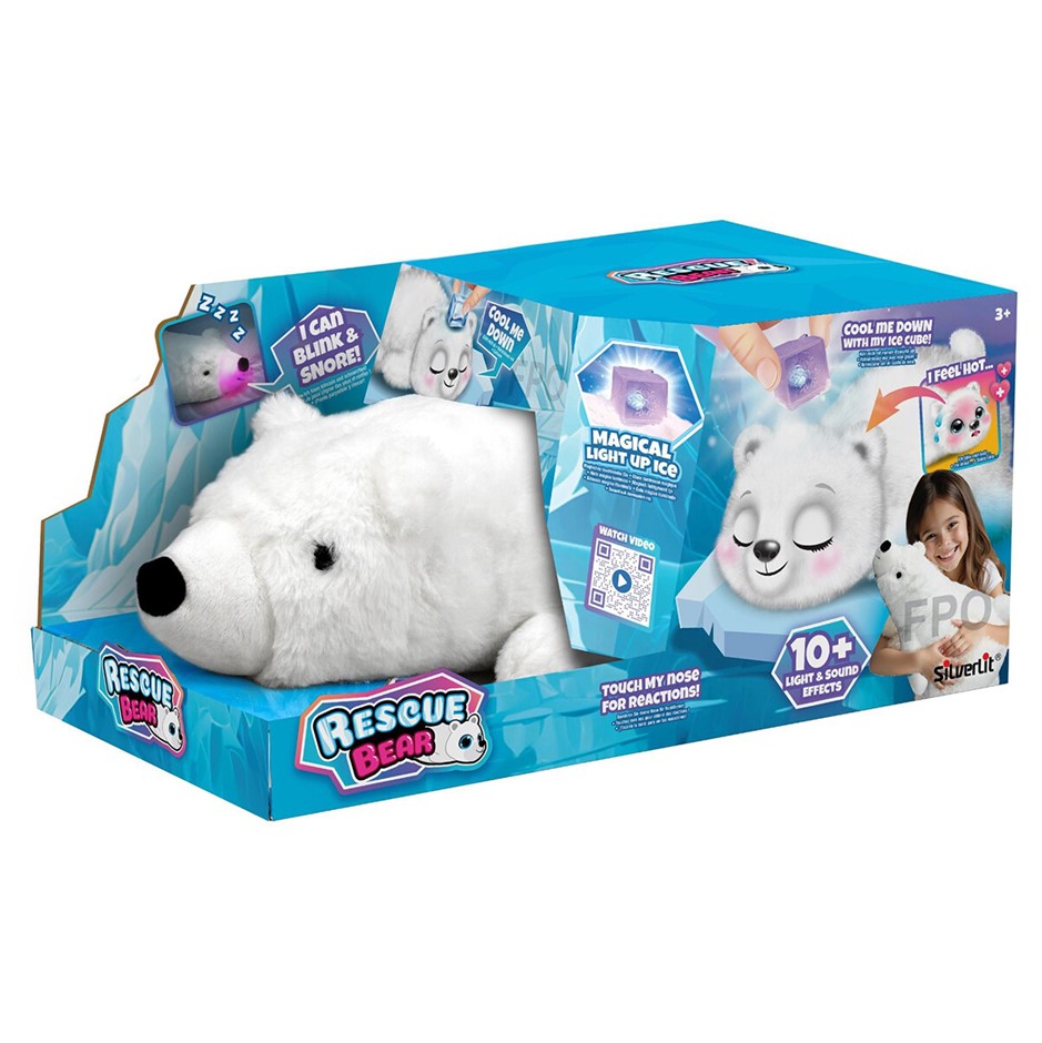 SILVERLIT Rescue Bear. N.B: Not in original packaging & missing ice cube ac