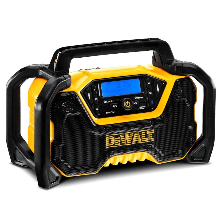 DeWALT 12V-18V XR Li-ion Cordless Bluetooth Jobsite Radio - Skin Only. Mode