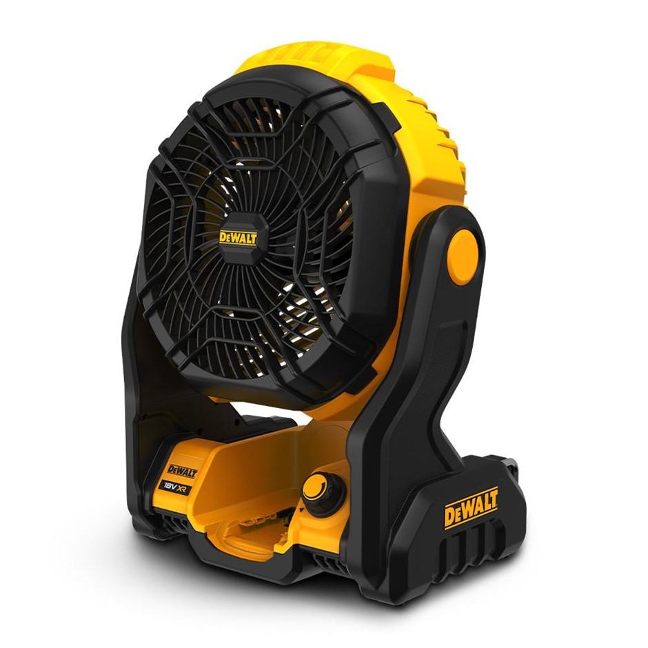 DeWALT 18V XR Li-ion Cordless Jobsite Fan - Skin Only. Model DCE512N-XJ. NB
