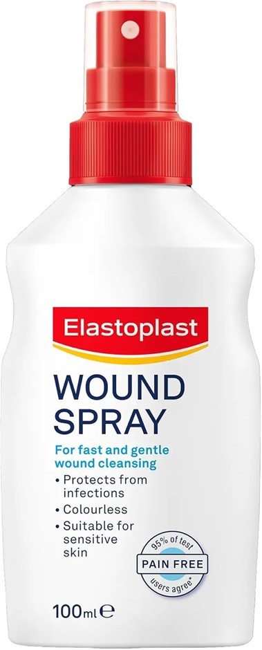 4 x ELASTOPLAST Wound Spray, 100ml.