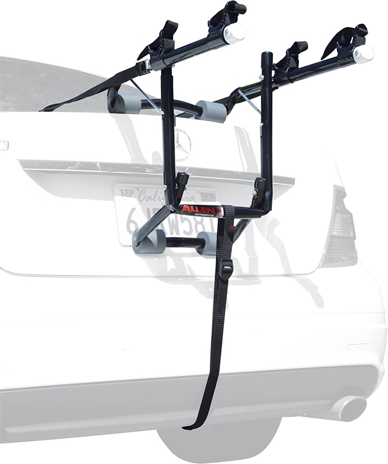 ALLEN SPORTS Deluxe 2-Bike Trunk Mount Rack, Black/Silver. <b>Important Not