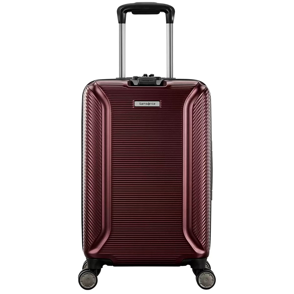 SAMSONITE Element XLT Carry On Case, Burgundy, 51cm. NB: minor use